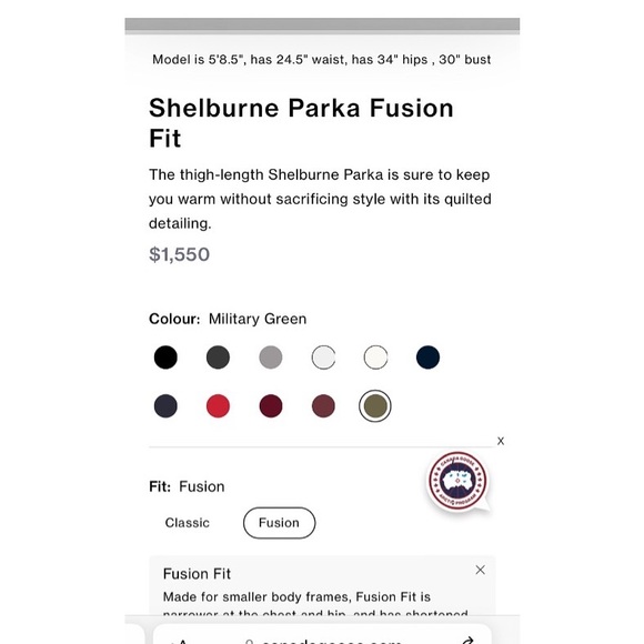 Brand new Canada goose shelbourne parka - Picture 8 of 8